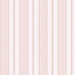 Laura Ashley Heacham Stripe Blush Wallpaper 115270