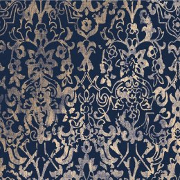 Next Majestic Damask Navy Wallpaper 118294