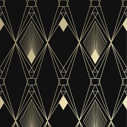 Next Deco Geometric Black Wallpaper 118313