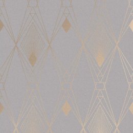 Next Deco Geometric Grey Wallpaper 118314