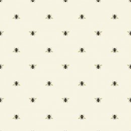 Joules Botanical Bee Crème Wallpaper