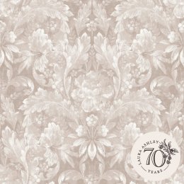 Laura Ashley Apolline Dove Grey Wallpaper