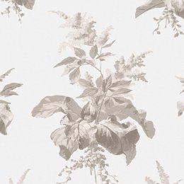 Laura Ashley Narberth Dove Grey Wallpaper