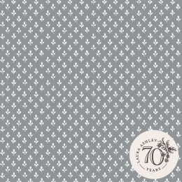 Laura Ashley Trefoil Slate Grey Wallpaper