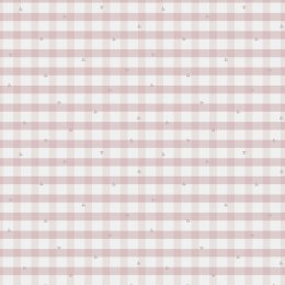 Laura Ashley Gingham Pale Amethyst Wallpaper