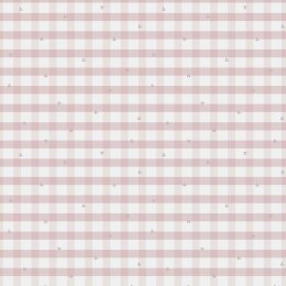 Laura Ashley Gingham Pale Amethyst Wallpaper