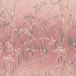 Clarissa Hulse Meadow Grass Shell & Pewter Wallpaper