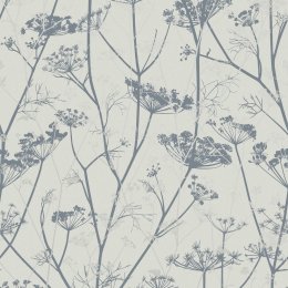 Clarissa Hulse Summer Wild Chervil Dove & Silver Wallpaper