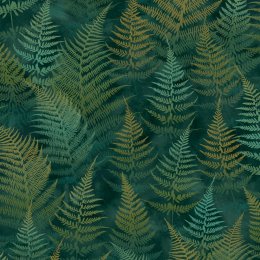 Clarissa Hulse Woodland Fern Emerald Wallpaper
