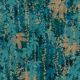 Clarissa Hulse Canopy Peacock Wallpaper