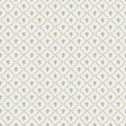 Laura Ashley Kate Pale Seaspray Blue Wallpaper