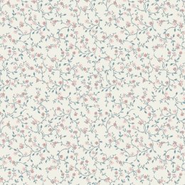 Laura Ashley Blencow Sprig Duck Egg Blue Wallpaper