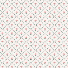 Laura Ashley Kate Coral Pink Wallpaper