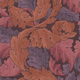 Morris at Home Acanthus Plum Wallpaper