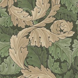 Morris at Home Acanthus Green Wallpaper