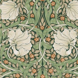 Morris at Home Pimpernel Green Wallpaper