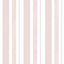 Rachel Ashwell Watercolour Stripe Pink Wallpaper