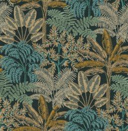 Flat image of Superfresco Easy Intrigue Midnight wallpaper desig