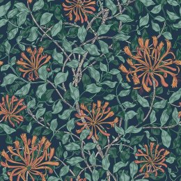 William Morris at Home Honeysuckle Tidewater Blue