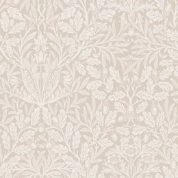 Flat image of Acorn Hessian wallpaper by William Morris at Home