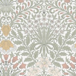 Flat image of Garden Soft Sage wallpaper by William Morris at Home