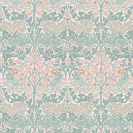 Flat image of Brother Rabbit Lullaby Blues wallpaper by William Morris at Home