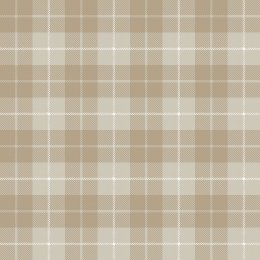Galerie Twilled Tartan Beige Wallpaper