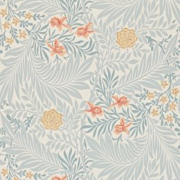 Morris & Co Larkspur Slate and Russet Wallpaper 212556