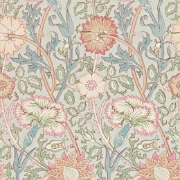 Morris & Co Pink & Rose Eggshell and Rose Wallpaper 21268