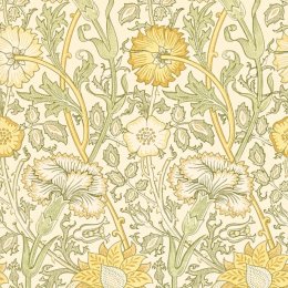 Morris & Co Pink & Rose Cowslip & Fennel Wallpaper