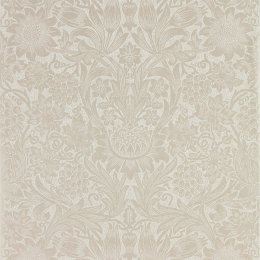 Morris & Co Pure Sunflower Pearl & Ivory Wallpaper