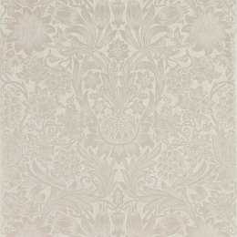 Morris & Co Pure Sunflower Pearl & Ivory Wallpaper