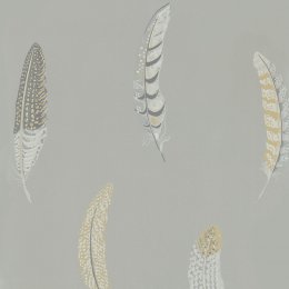 Sanderson Lismore Silver Grey Wallpaper