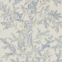 Sanderson Elysian Farthing Wood Cobalt Wallpaper 216613