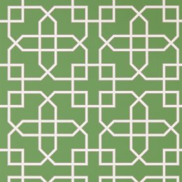 Sanderson Hampton Trellis Botanical Green Wallpaper 216660