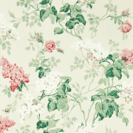 Sanderson Sommerville Blush/Grey Birch Wallpaper 217050