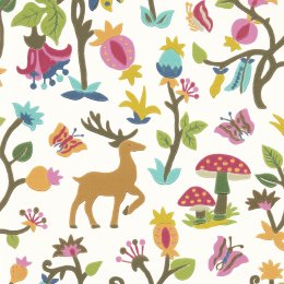 Sanderson Forest Of Dean Bright Multi Wallpaper
