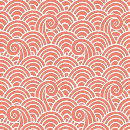 A Street Prints Alorah Coral Wallpaper