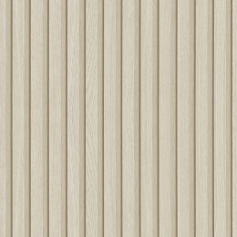 Galerie Eden Wood Stripe Light Brown Wallpaper
