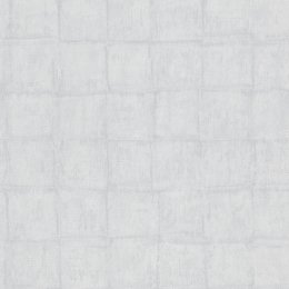 Subtle blue and grey tile-patterned wallpaper from Galerie Eden for modern interiors.