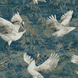 Holden Decor Sarus Teal Wallpaper 36103