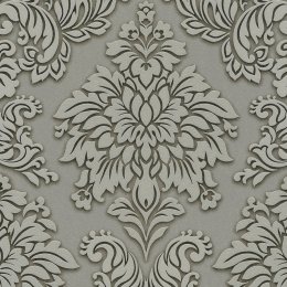 Living Walls Lizzy London Damask Grey Wallpaper 368981