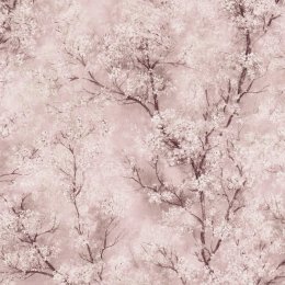 AS Creation Blossom Glitter Tree Pink Wallpaper