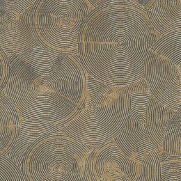 Living Walls Cape Town Metallic Circles Gold Wallpaper 379003