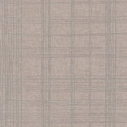 Living Walls New York Check Taupe/Silver Wallpaper 379192