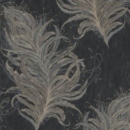 AS Creation Mata Hari Feather Black Wallpaper 380094
