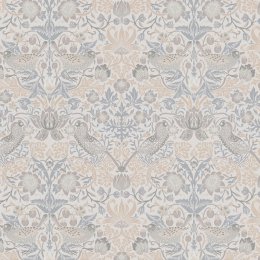 AS Creation Vintage Country Garden Grey & Soft Peach Wallpaper