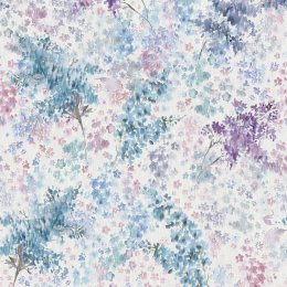 Galerie Flora Soft Foliage Purple & Lilac Wallpaper