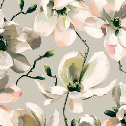 Galerie Flora Cherry Blossom Green Wallpaper