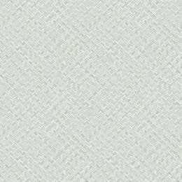 Galerie Flora Herringbone Weave Green Wallpaper